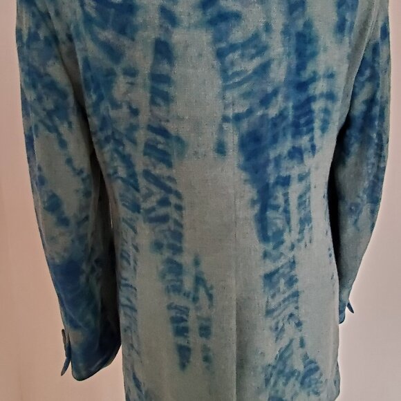 Loro Piana nordstrom cashmere silk sweater jacket blazer blue grey gray 42 L XL - Picture 6 of 11